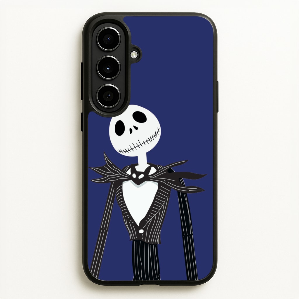Jack Skellington Blue - TNBC - Halloween Phone Case for Galaxy A56