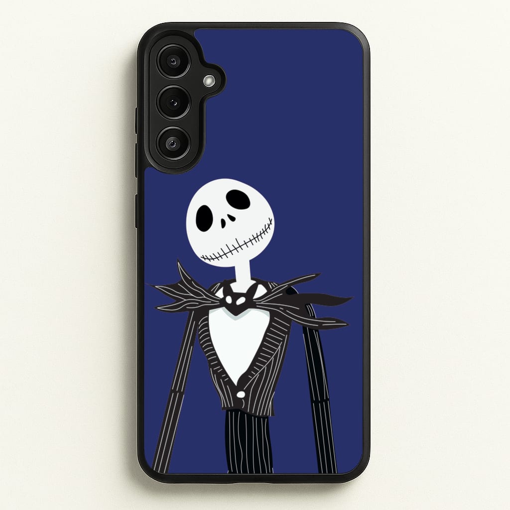 Jack Skellington Blue - TNBC - Halloween Phone Case for Galaxy A36