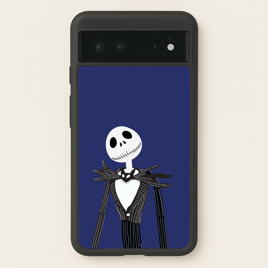 Jack Skellington Blue - TNBC - Halloween Phone Case for Google Pixel 6