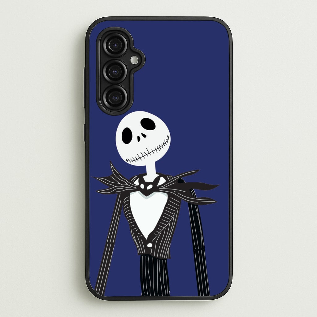 Jack Skellington Blue - TNBC - Halloween Phone Case for Galaxy A14