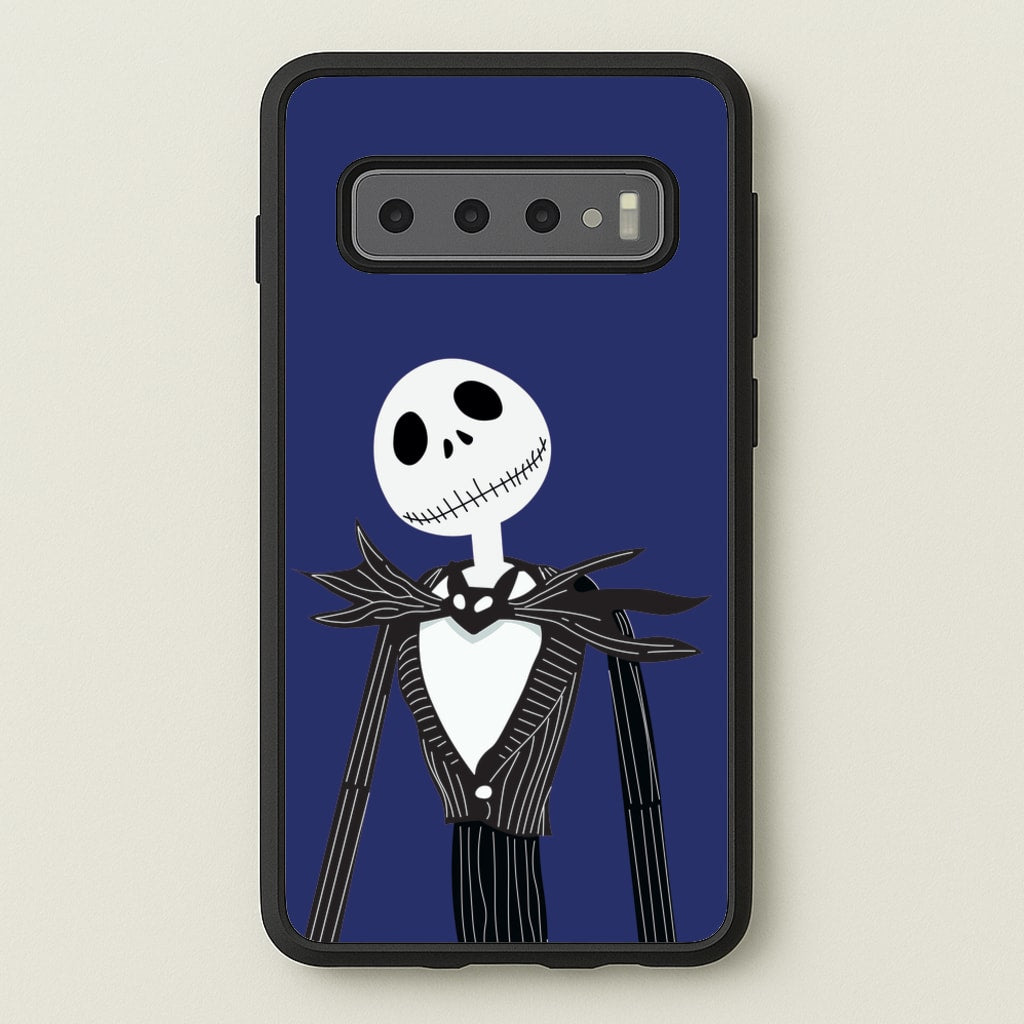 Jack Skellington Blue - TNBC - Halloween Phone Case for Galaxy S10 Plus