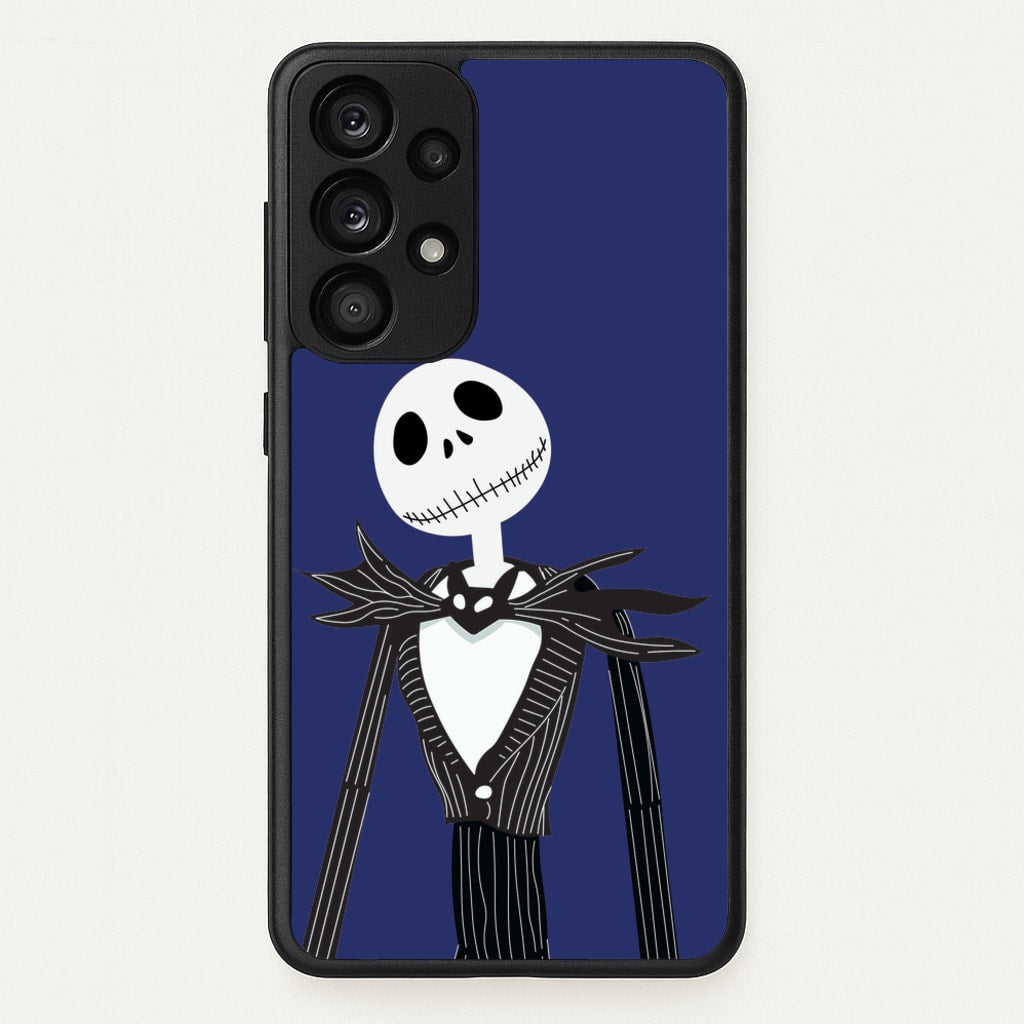 Jack Skellington Blue - TNBC - Halloween Phone Case for Galaxy A53