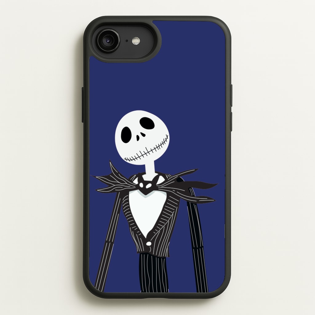Jack Skellington Blue - TNBC - Halloween Phone Case for iPhone 6 Plus / 7 Plus / 8 Plus