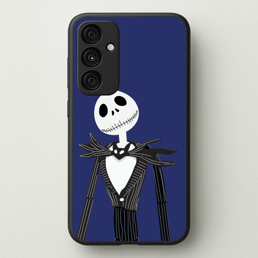 Jack Skellington Blue - TNBC - Halloween Phone Case for Galaxy A55