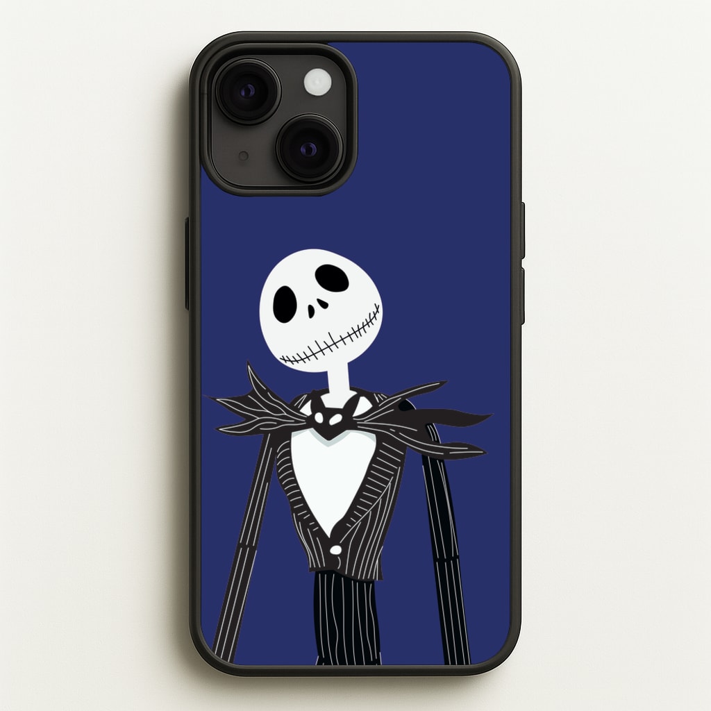 Jack Skellington Blue - TNBC - Halloween Phone Case for iPhone 13 Mini