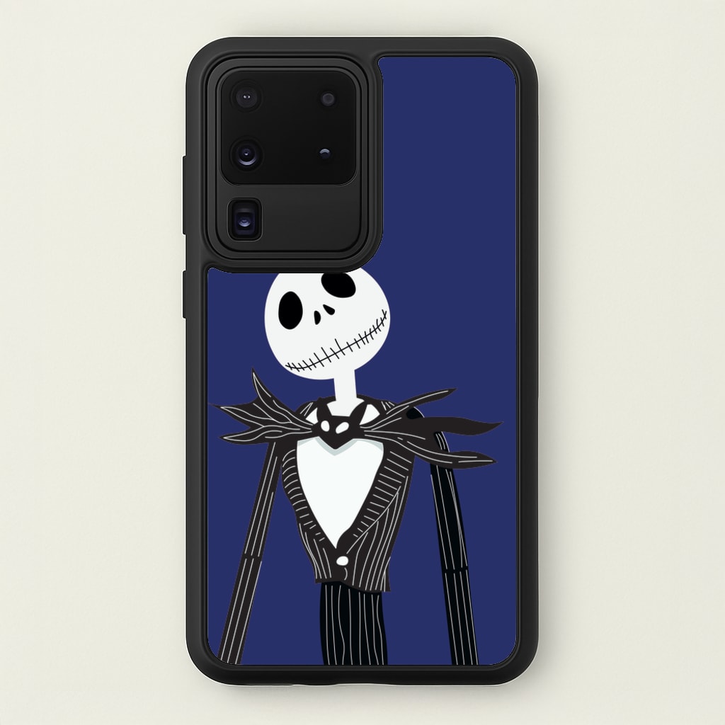 Jack Skellington Blue - TNBC - Halloween Phone Case for Galaxy S20 Ultra