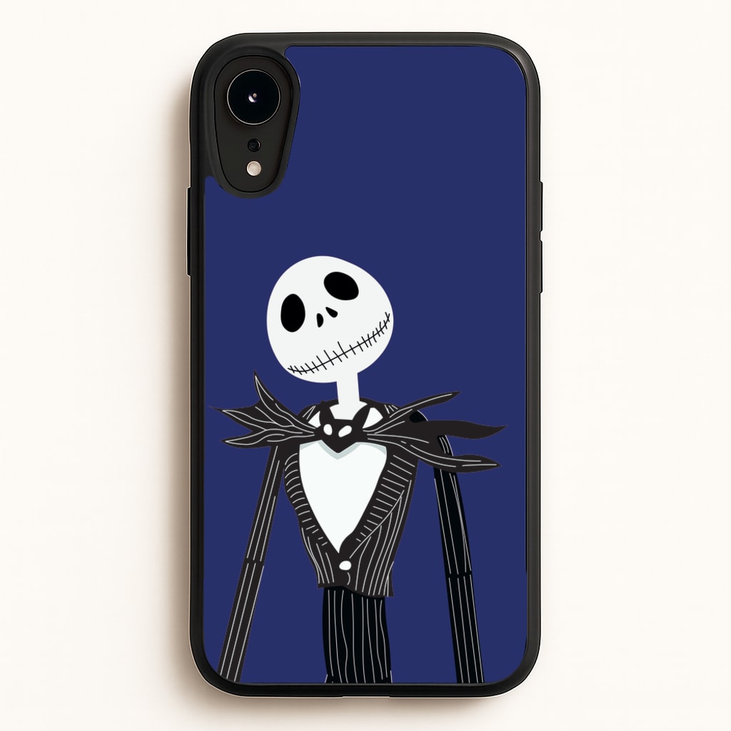 Jack Skellington Blue - TNBC - Halloween Phone Case for iPhone XR