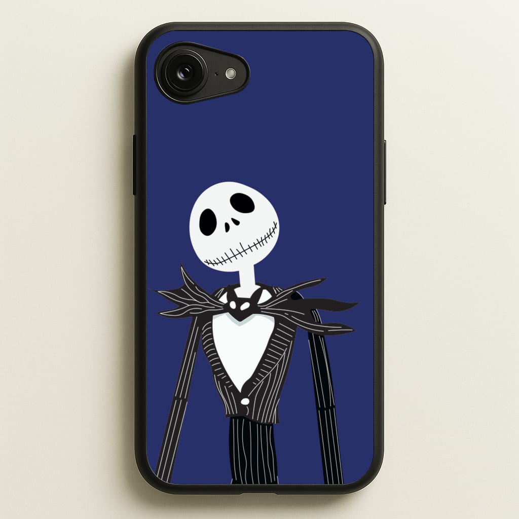 Jack Skellington Blue - TNBC - Halloween Phone Case for iPhone 16e