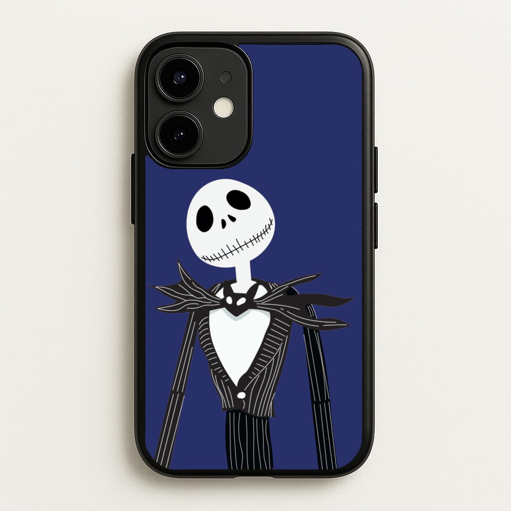 Jack Skellington Blue - TNBC - Halloween Phone Case for iPhone 12 / 12 Pro