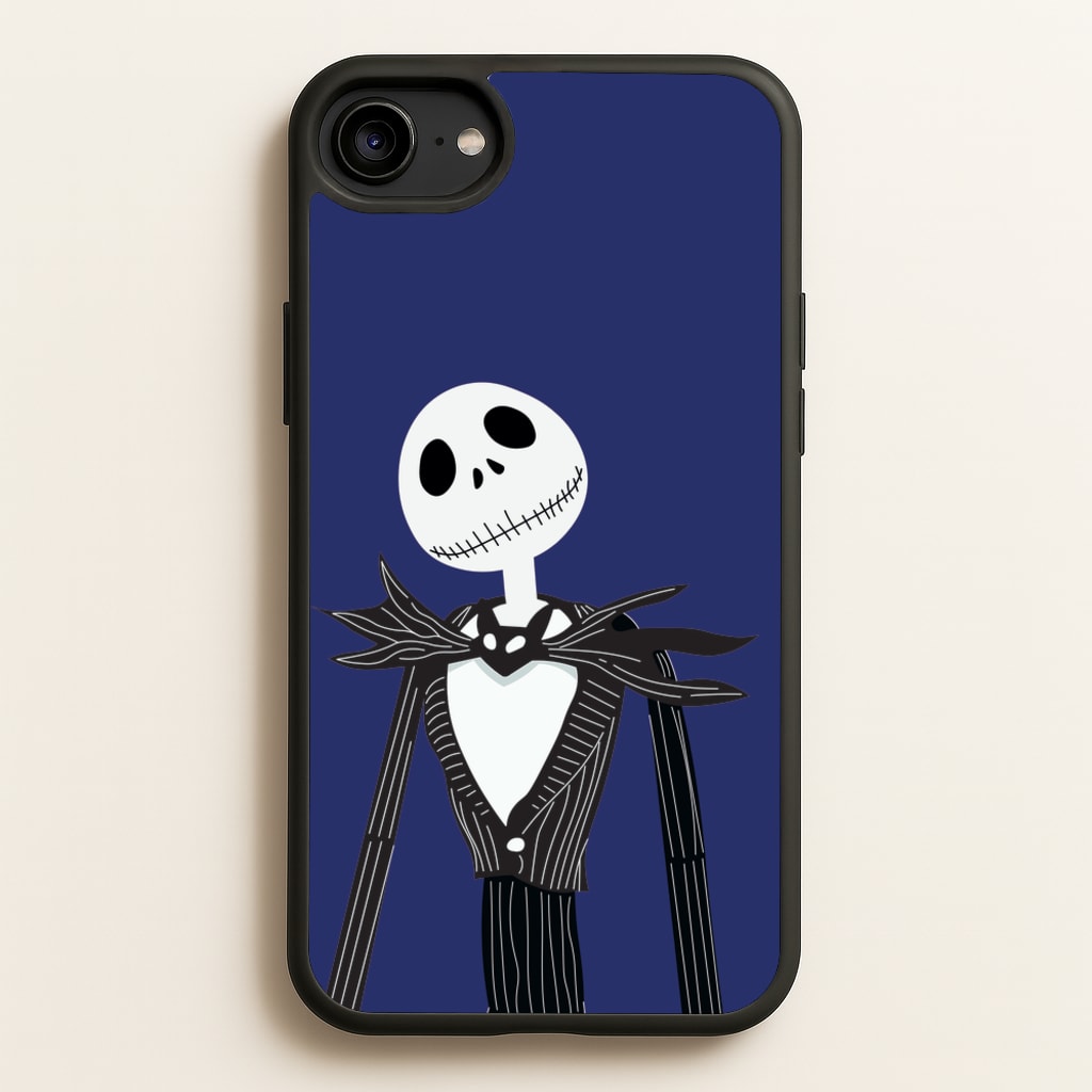 Jack Skellington Blue - TNBC - Halloween Phone Case for iPhone 6 / 7 / 8 / SE
