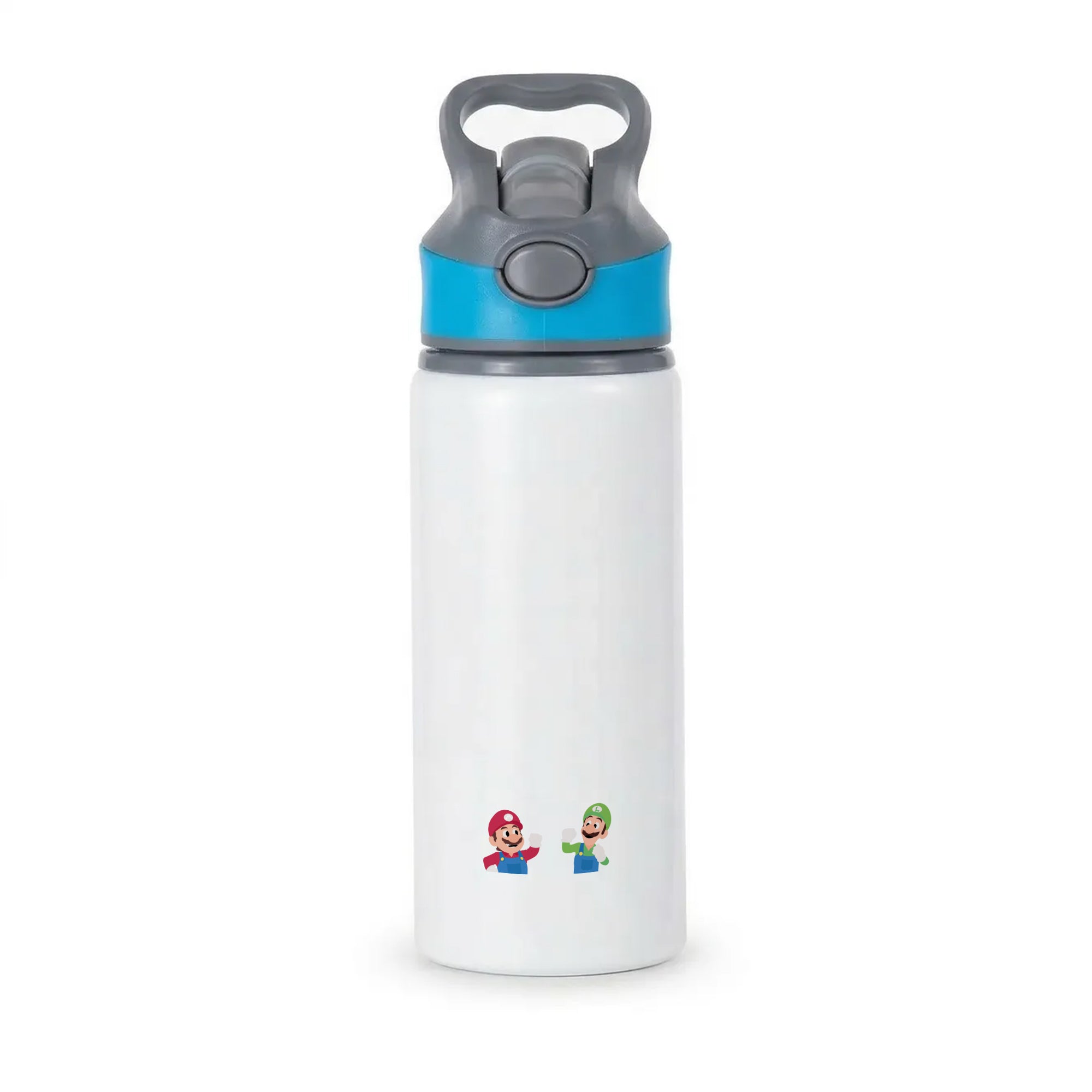 Mario And Luigi Active Water Bottle - Blue