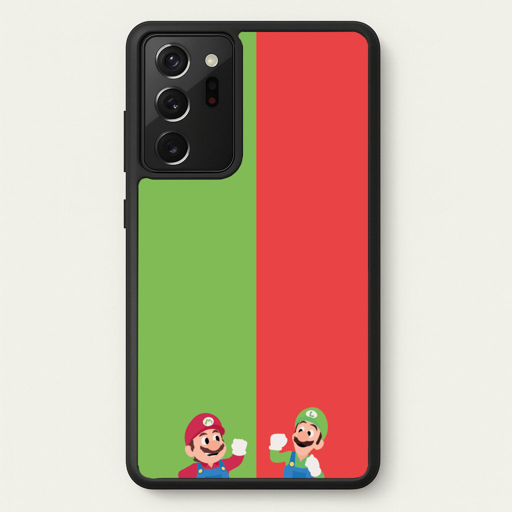 Mario And Luigi - The Super Mario Bros Phone Case for Galaxy Note 20 Ultra