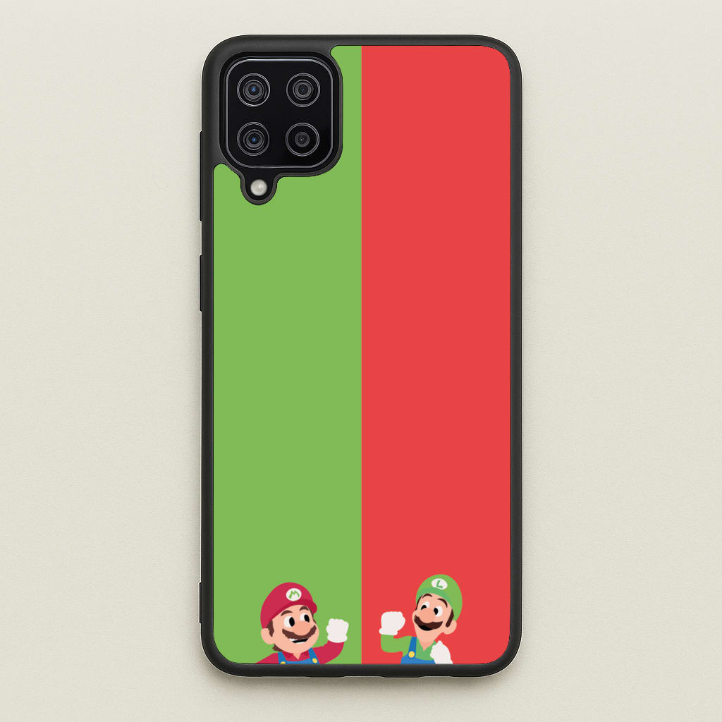 Mario And Luigi - The Super Mario Bros Phone Case for Galaxy A12