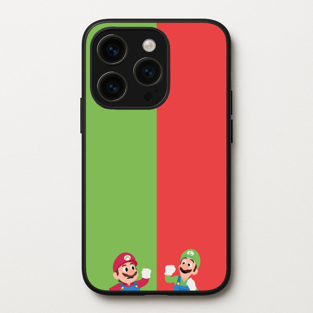 Mario And Luigi - The Super Mario Bros Phone Case for iPhone 14 Pro