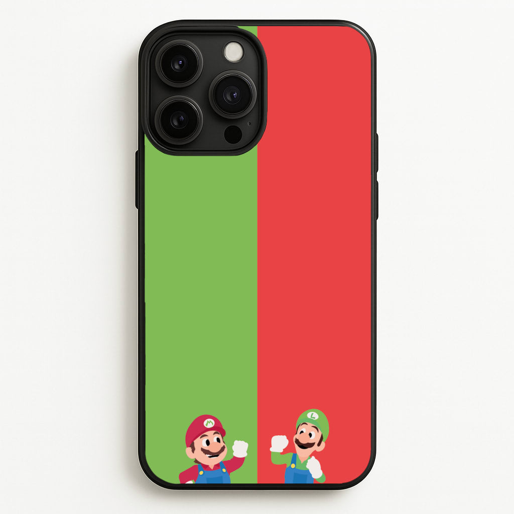 Mario And Luigi - The Super Mario Bros Phone Case for iPhone 13 Pro Max