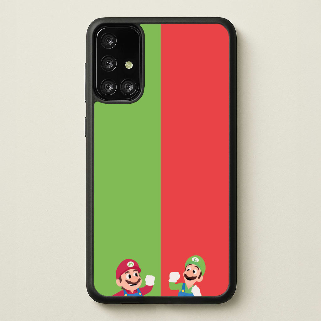 Mario And Luigi - The Super Mario Bros Phone Case for Galaxy A71