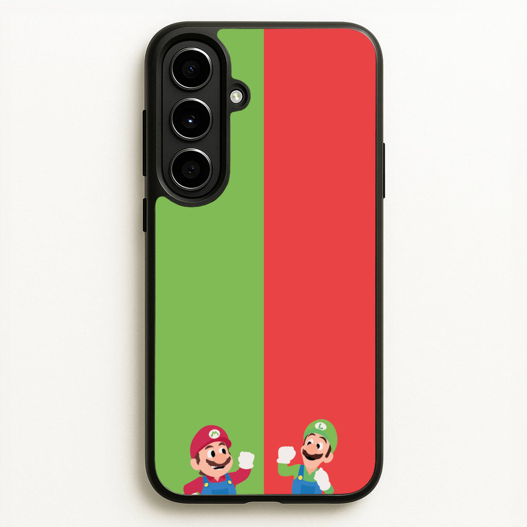 Mario And Luigi - The Super Mario Bros Phone Case for Galaxy A56