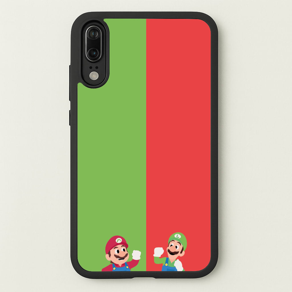 Mario And Luigi - The Super Mario Bros Phone Case for Huawei P20