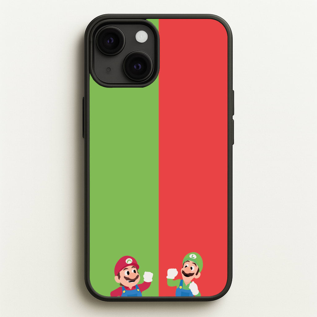 Mario And Luigi - The Super Mario Bros Phone Case for iPhone 13