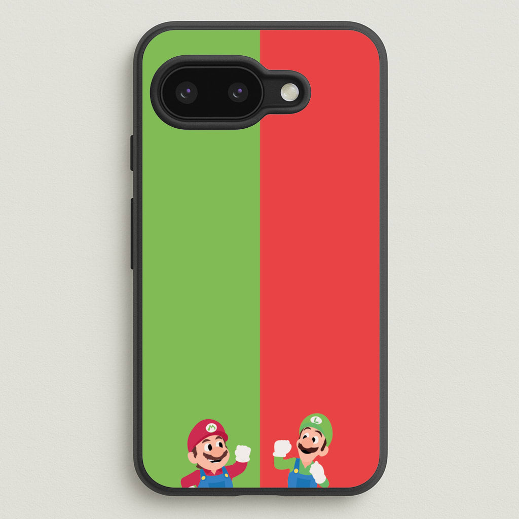 Mario And Luigi - The Super Mario Bros Phone Case for Google Pixel 9a