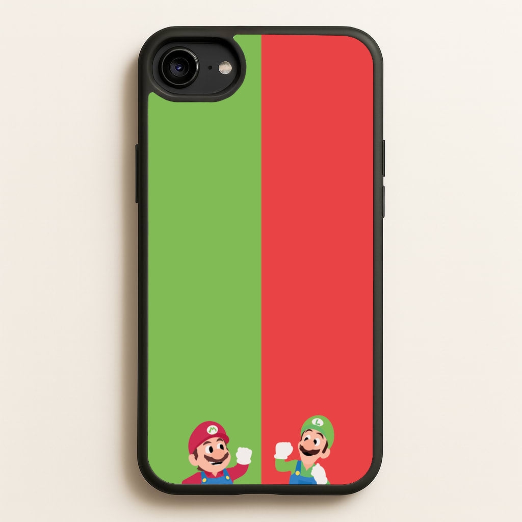 Mario And Luigi - The Super Mario Bros Phone Case for iPhone 6 / 7 / 8 / SE