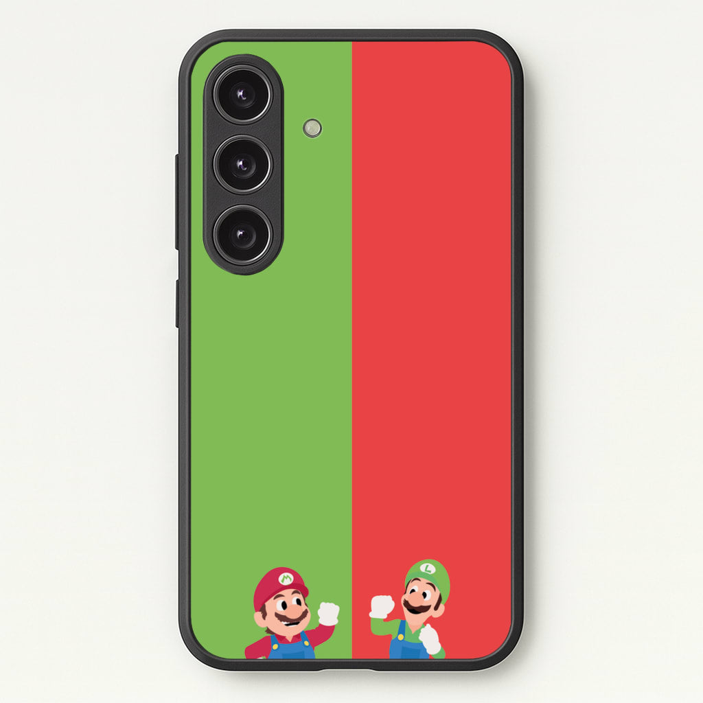Mario And Luigi - The Super Mario Bros Phone Case for Galaxy S25