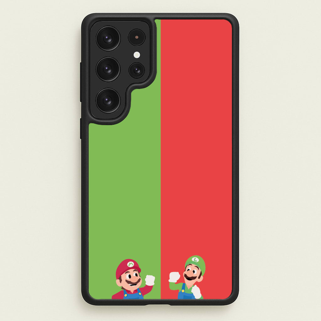Mario And Luigi - The Super Mario Bros Phone Case for Galaxy S22 Ultra