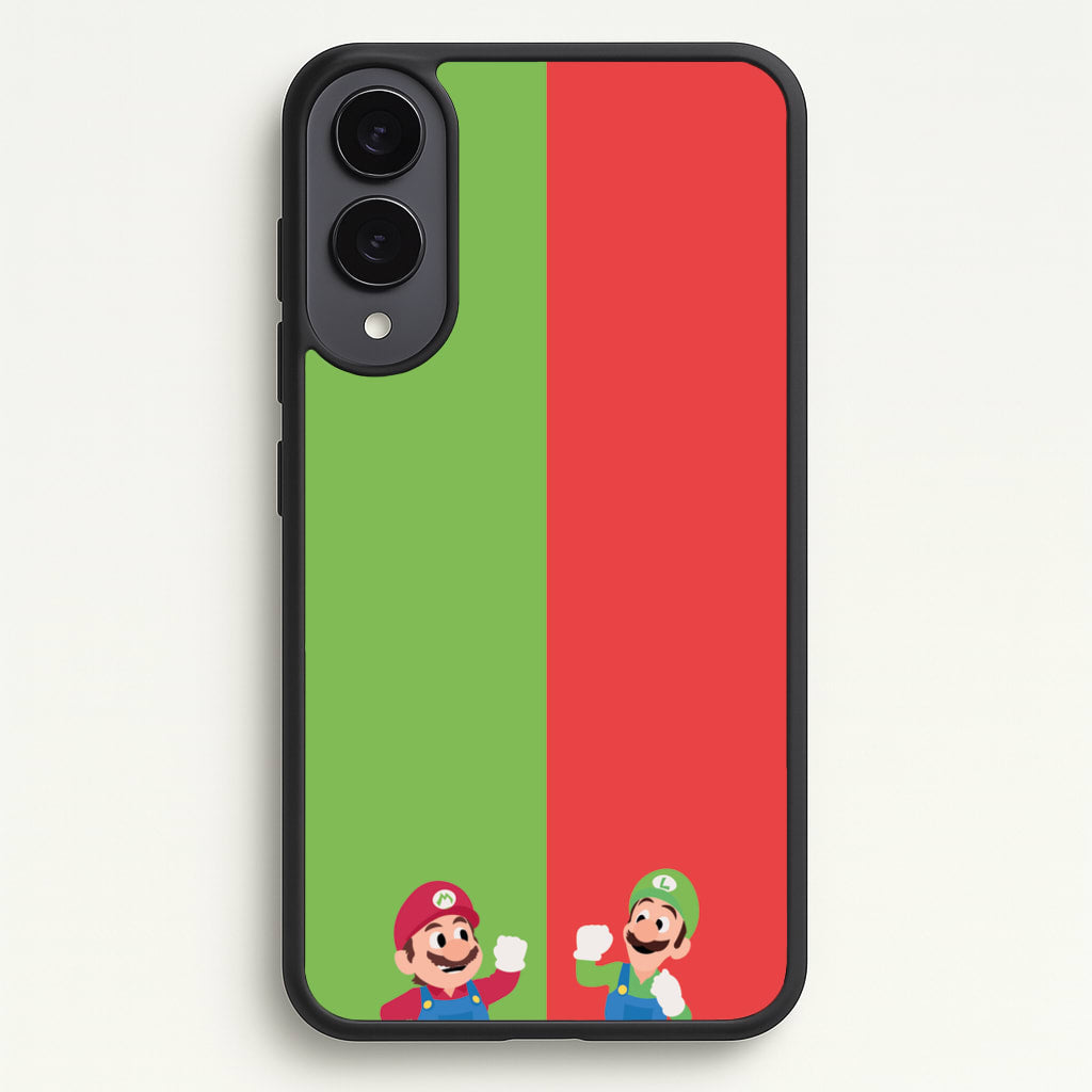 Mario And Luigi - The Super Mario Bros Phone Case for Galaxy S25 Edge