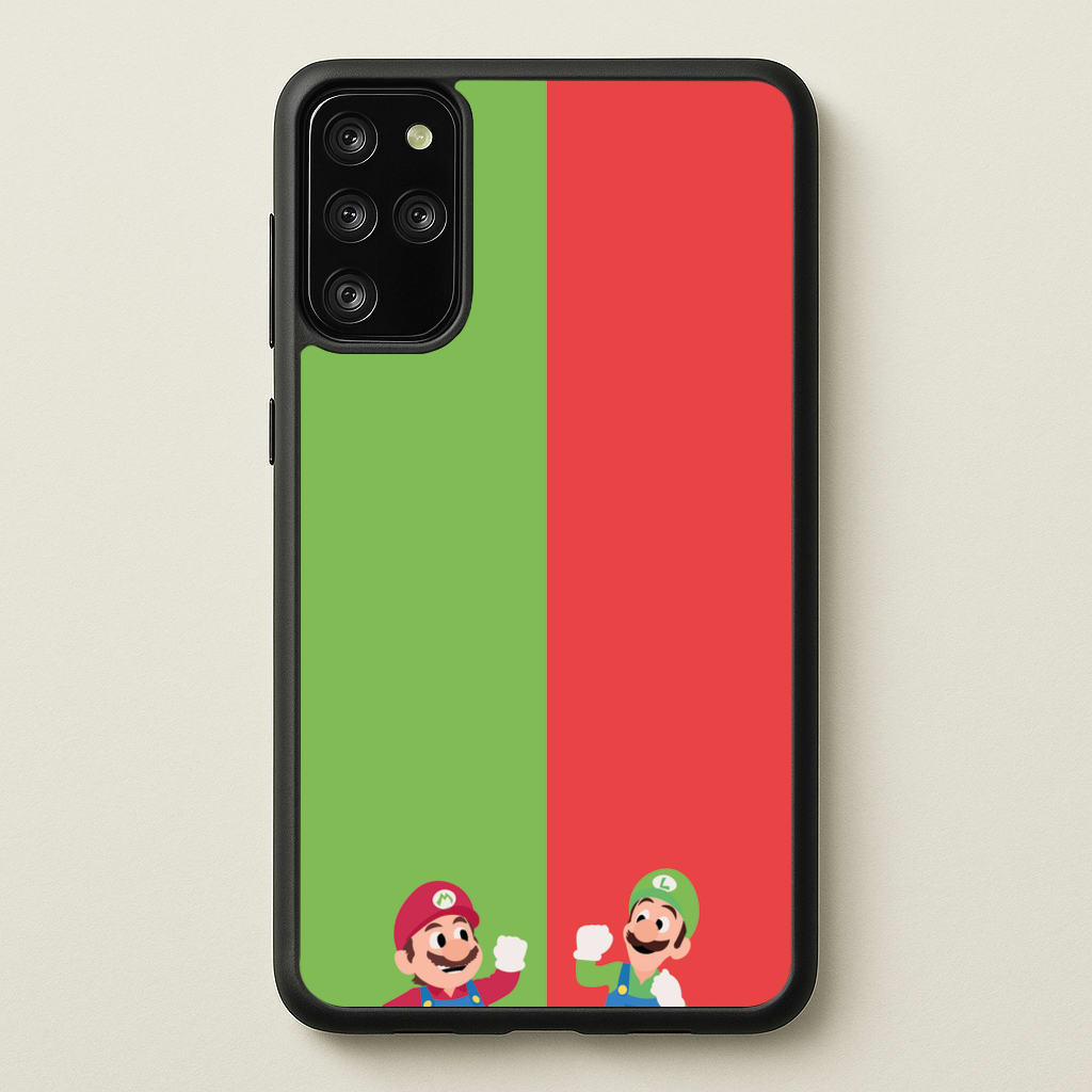 Mario And Luigi - The Super Mario Bros Phone Case for Galaxy S20 Plus
