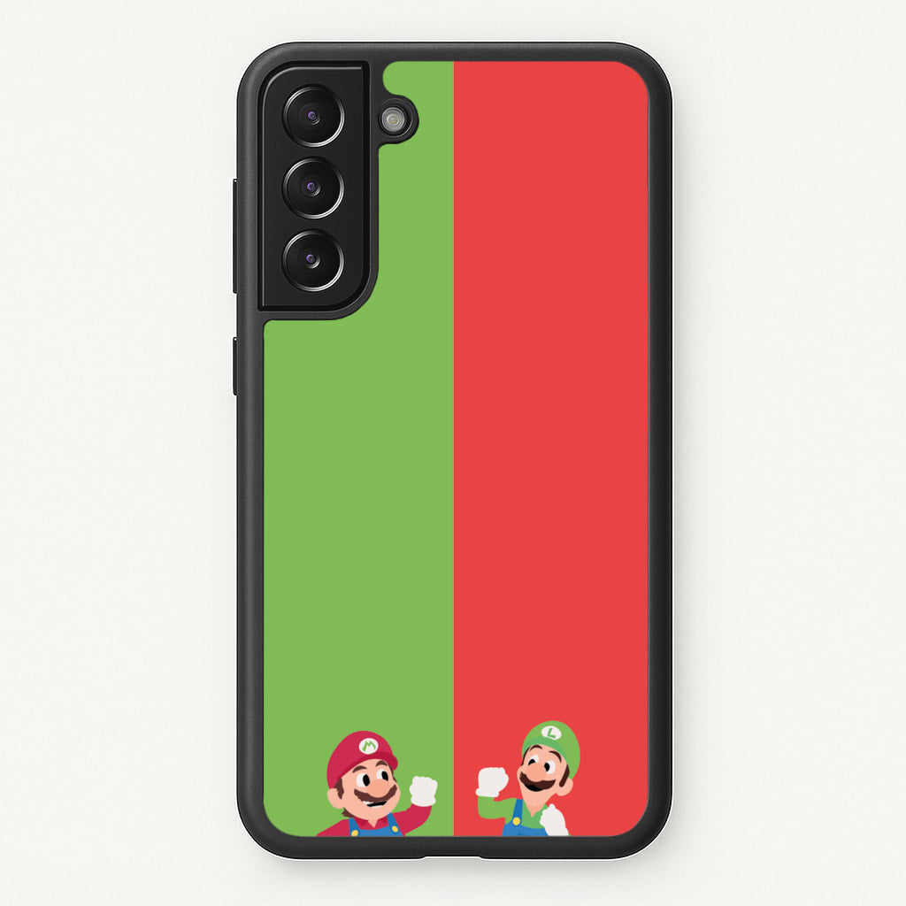 Mario And Luigi - The Super Mario Bros Phone Case for Galaxy S21FE