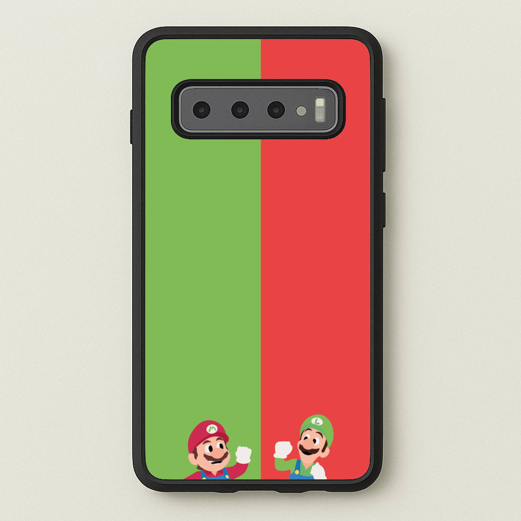 Mario And Luigi - The Super Mario Bros Phone Case for Galaxy S10 Plus