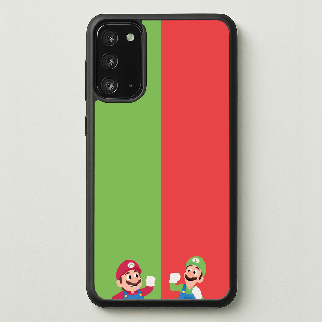 Mario And Luigi - The Super Mario Bros Phone Case for Galaxy Note 20