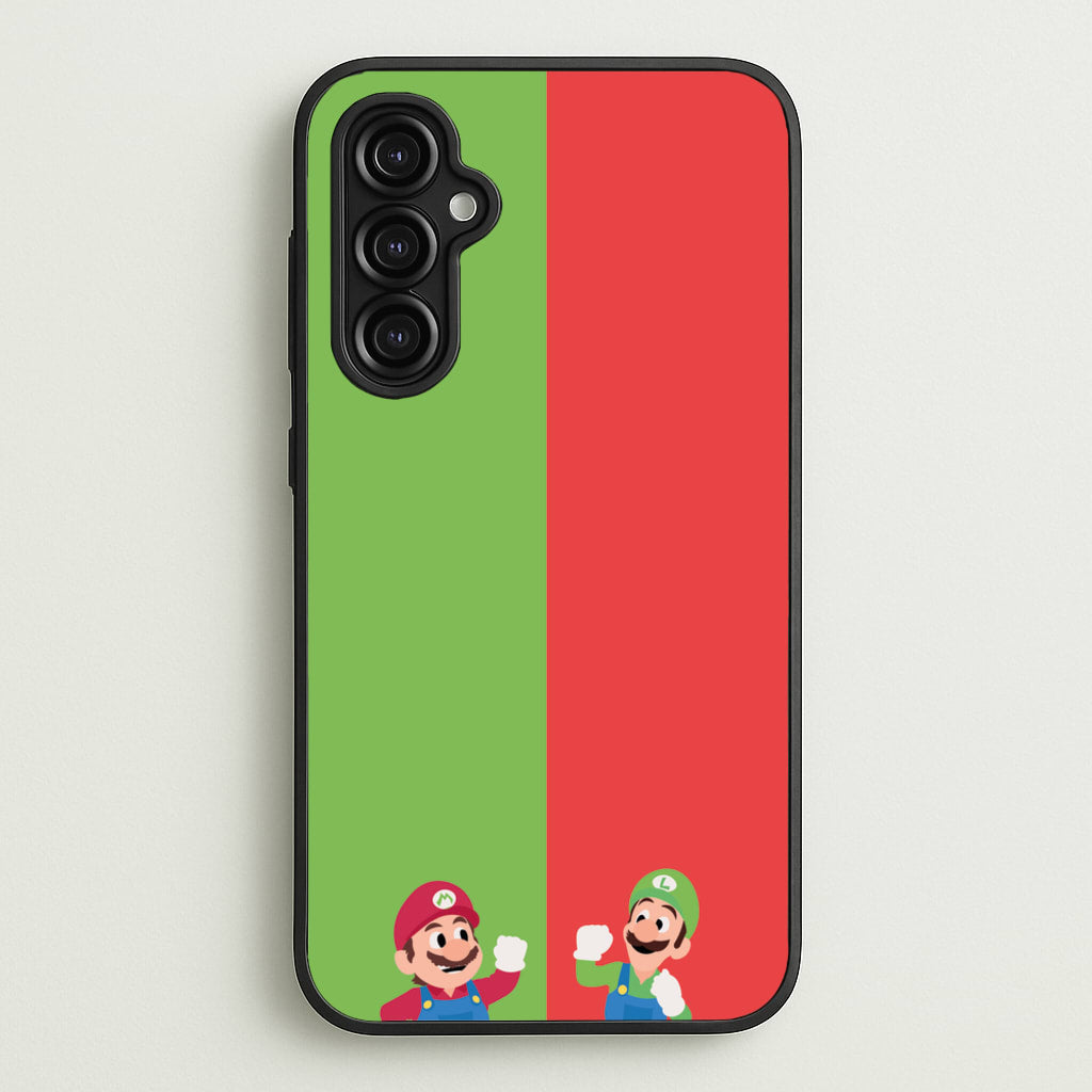 Mario And Luigi - The Super Mario Bros Phone Case for Galaxy A14