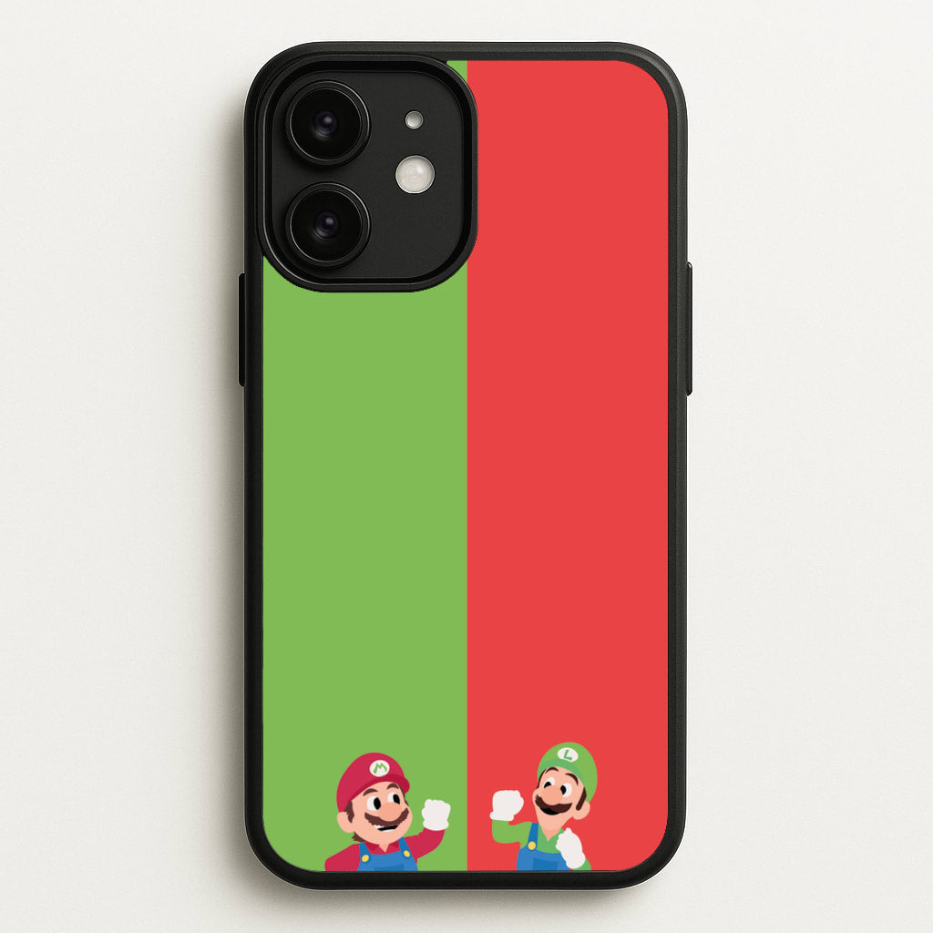 Mario And Luigi - The Super Mario Bros Phone Case for iPhone 11