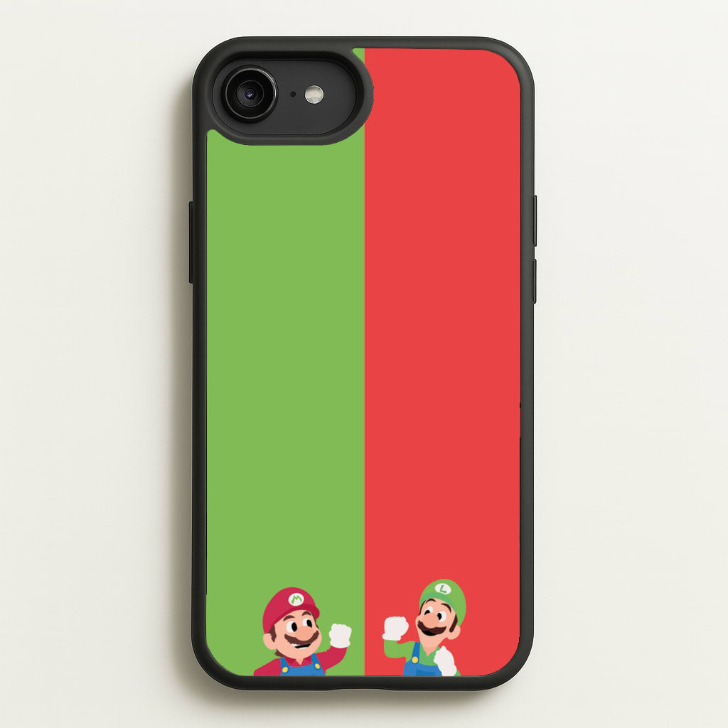 Mario And Luigi - The Super Mario Bros Phone Case for iPhone 6 Plus / 7 Plus / 8 Plus
