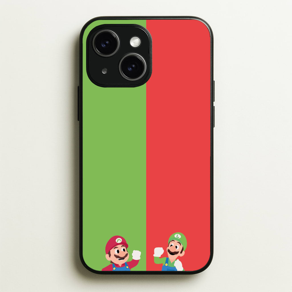 Mario And Luigi - The Super Mario Bros Phone Case for iPhone 14 Plus