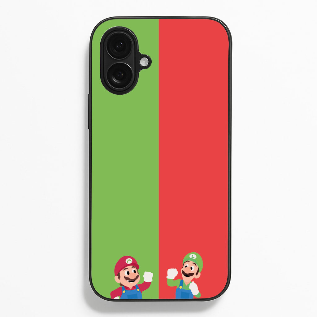 Mario And Luigi - The Super Mario Bros Phone Case for iPhone 16 Plus