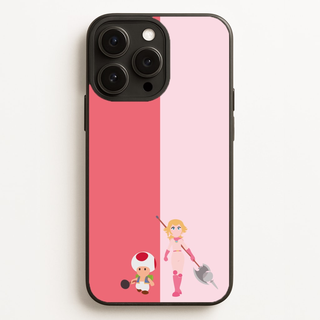 Toad And Peach - The Super Mario Bros Phone Case for iPhone 16 Pro Max