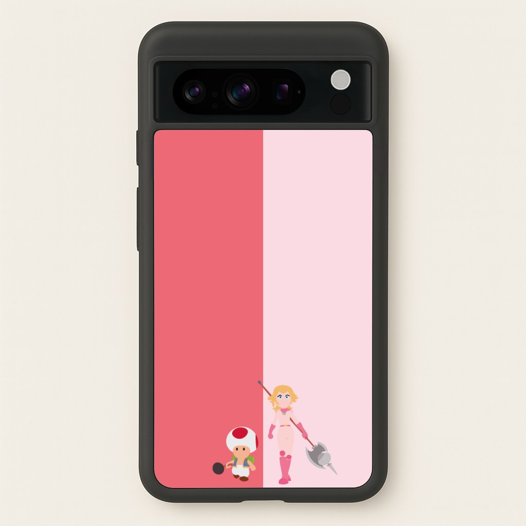 Toad And Peach - The Super Mario Bros Phone Case for Google Pixel 8 Pro