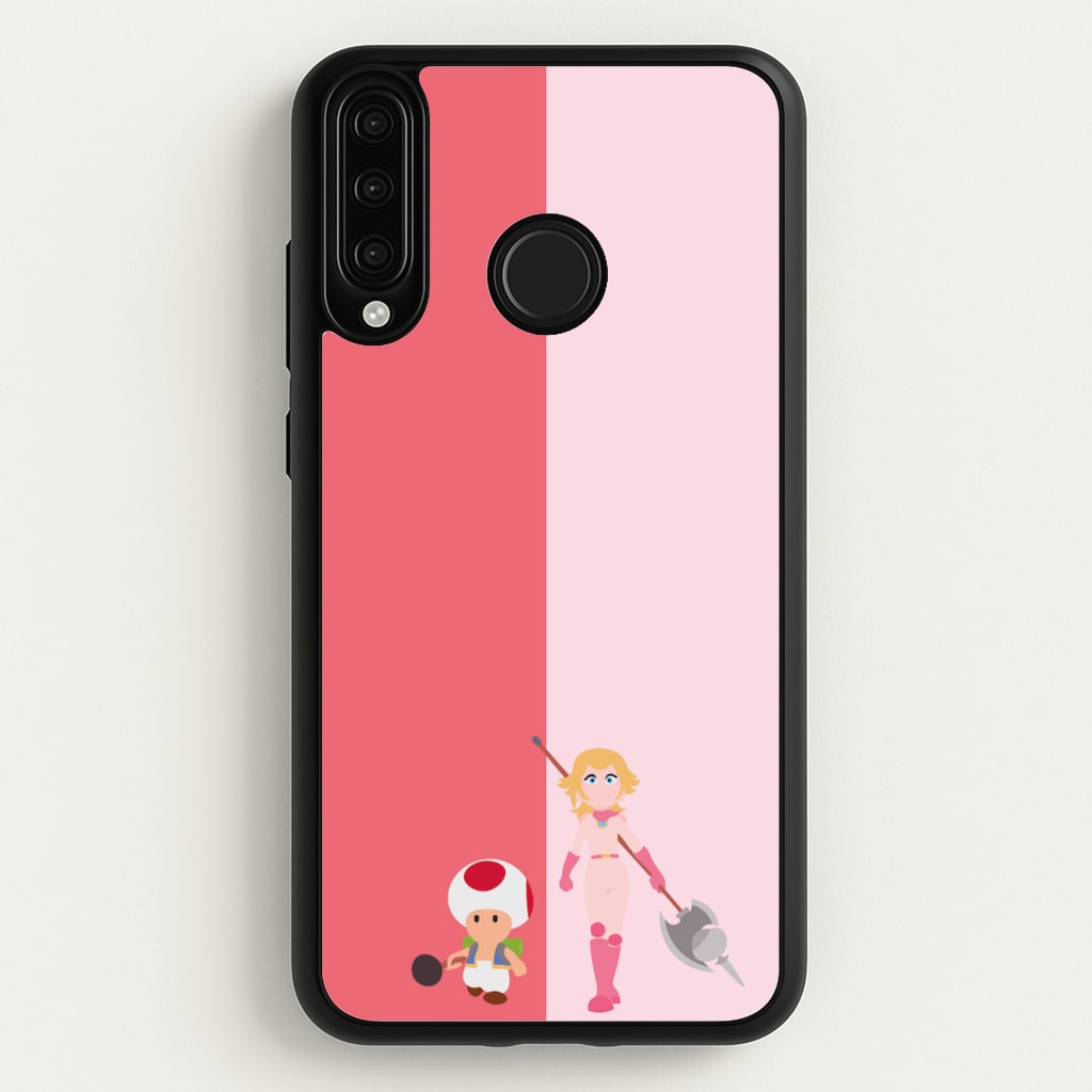 Toad And Peach - The Super Mario Bros Phone Case for Huawei P30 Lite