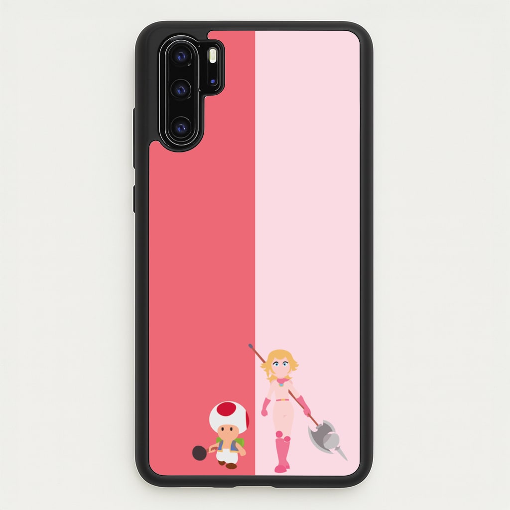 Toad And Peach - The Super Mario Bros Phone Case for Huawei P30 Pro