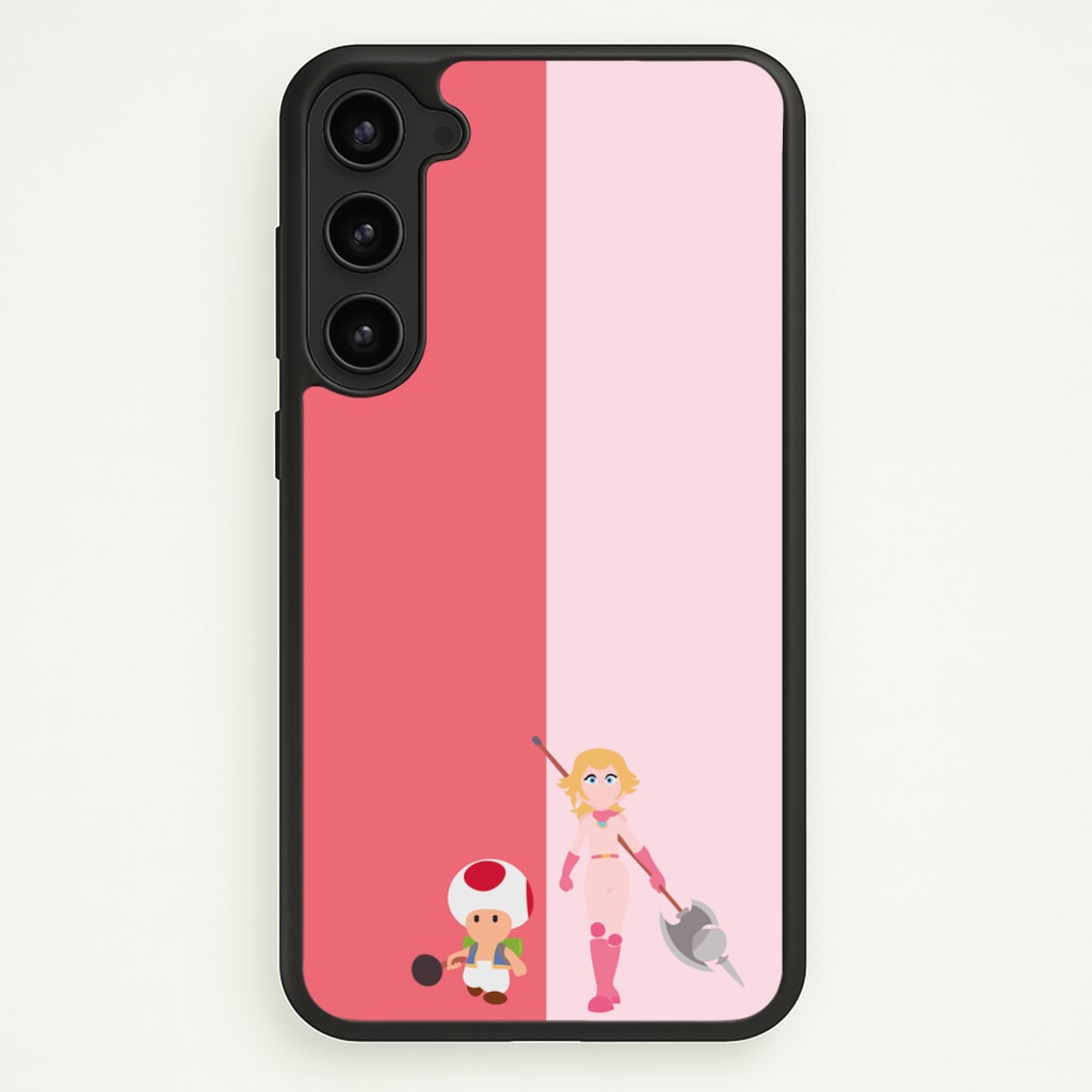Toad And Peach - The Super Mario Bros Phone Case for Galaxy S23 Plus