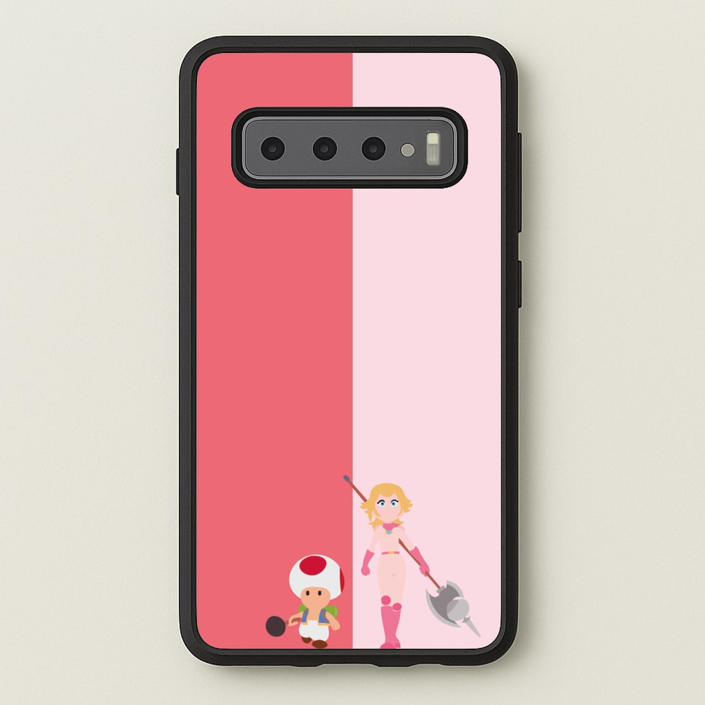 Toad And Peach - The Super Mario Bros Phone Case for Galaxy S10
