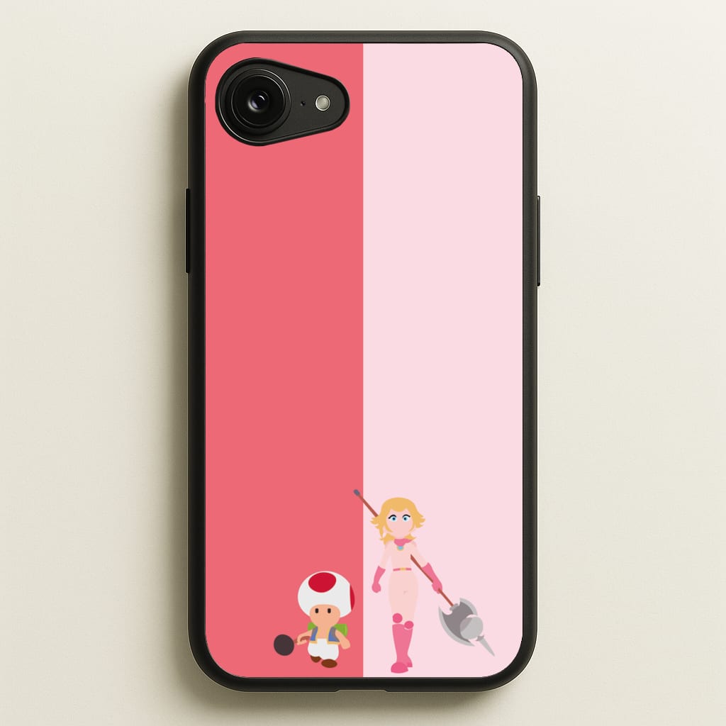 Toad And Peach - The Super Mario Bros Phone Case for iPhone 16e