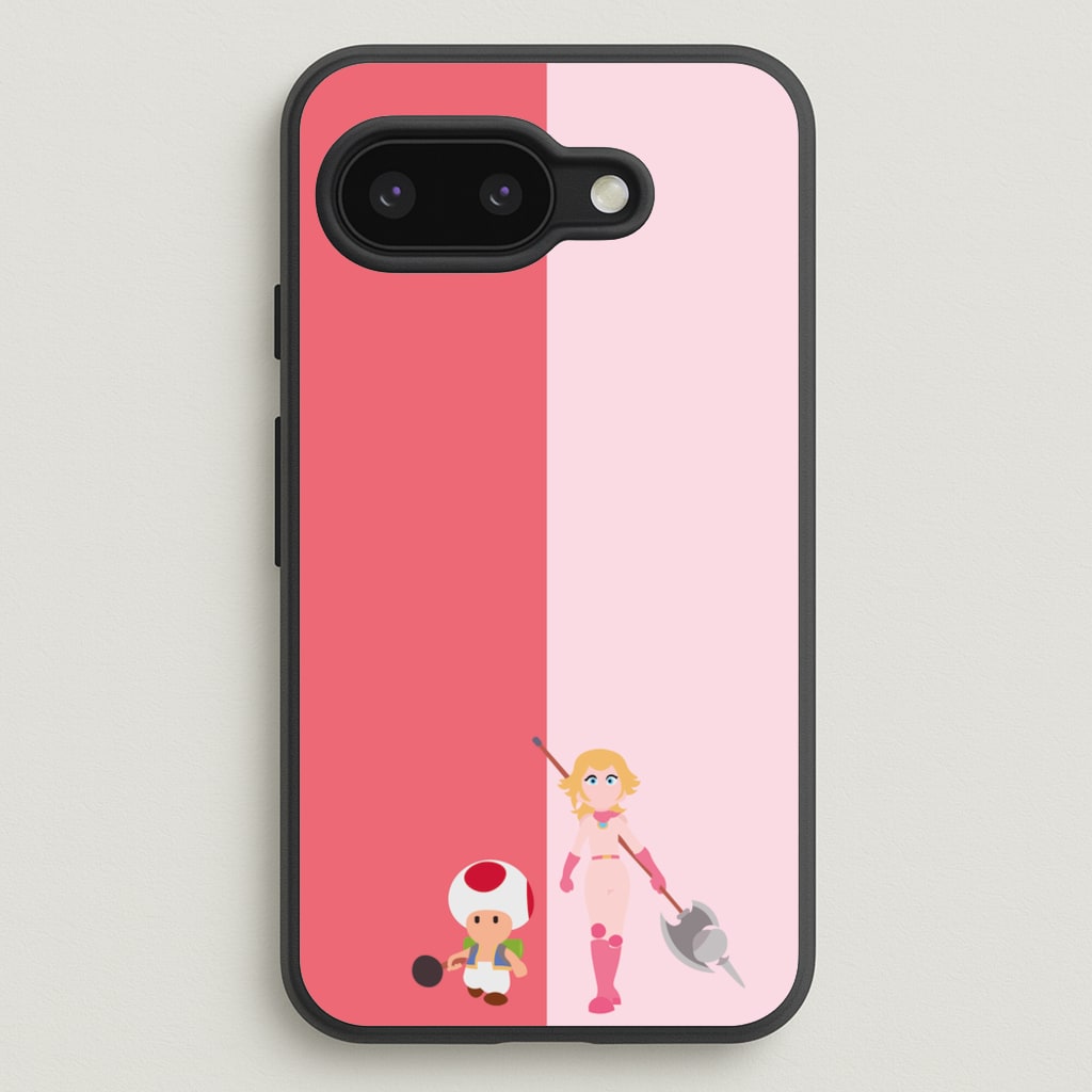 Toad And Peach - The Super Mario Bros Phone Case for Google Pixel 9a