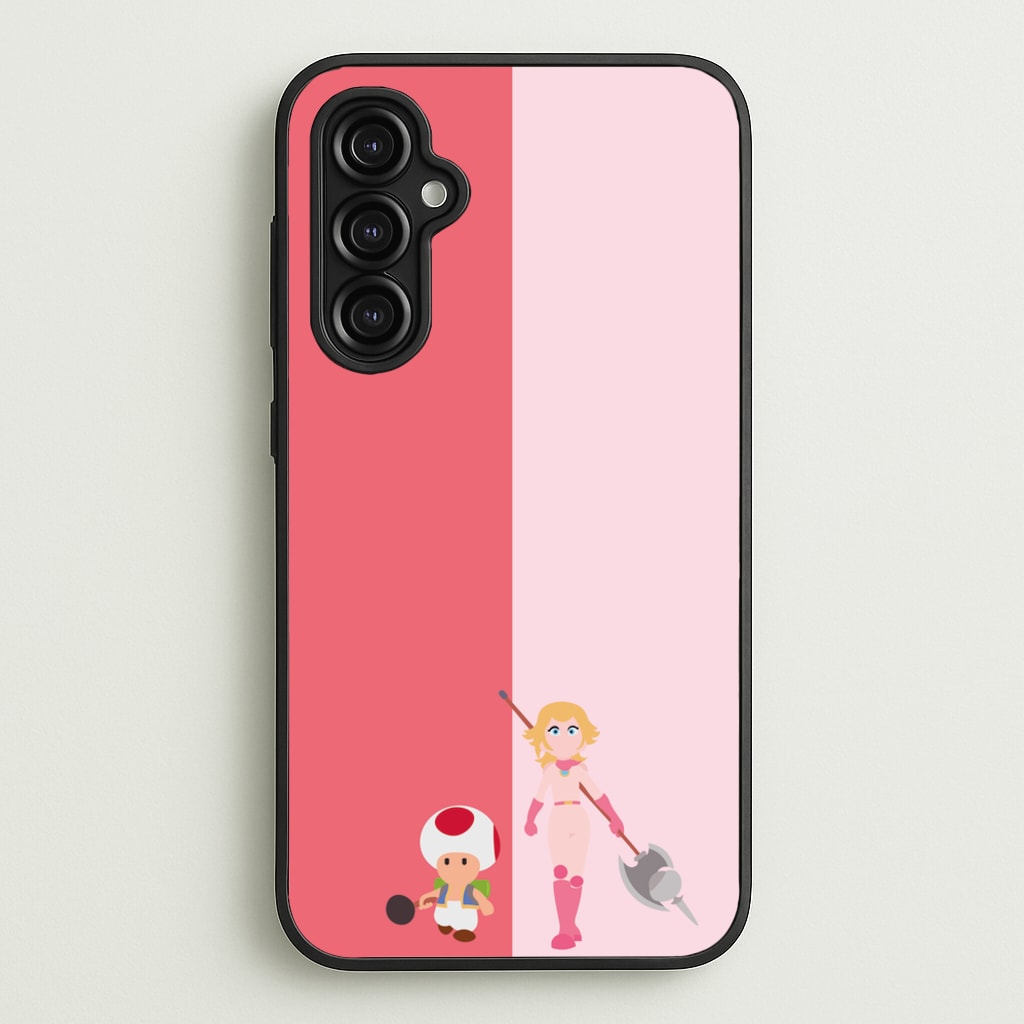 Toad And Peach - The Super Mario Bros Phone Case for Galaxy A14
