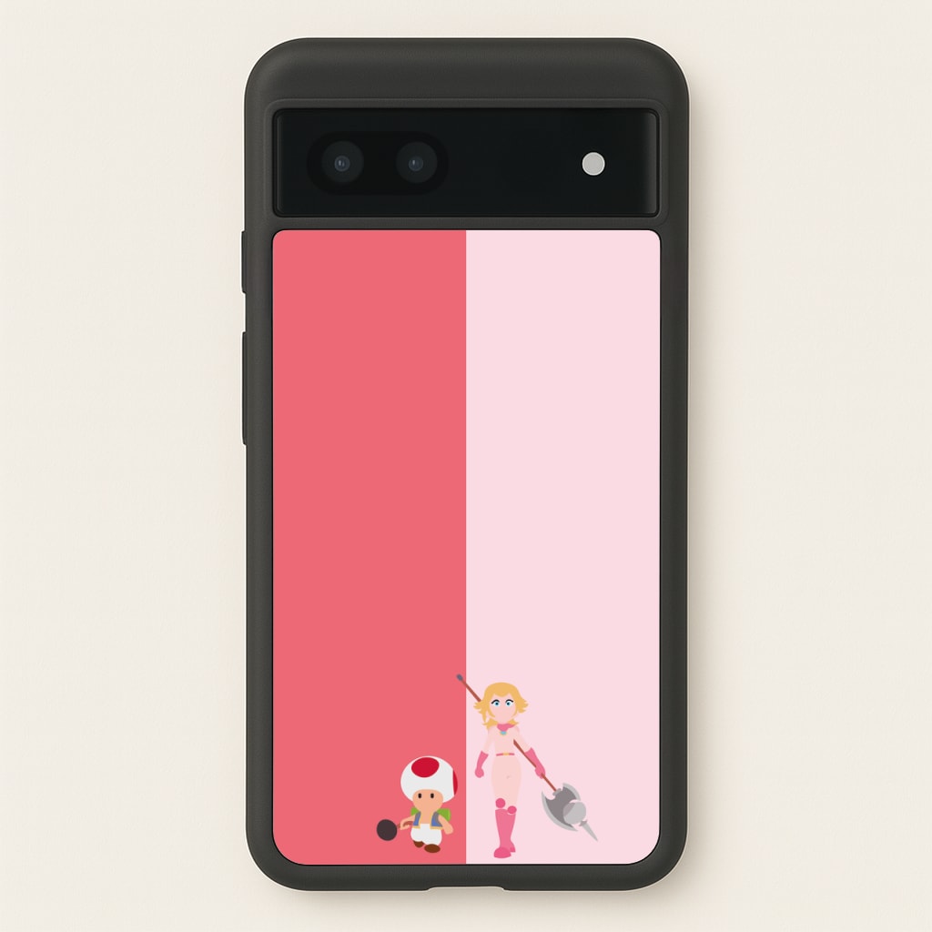 Toad And Peach - The Super Mario Bros Phone Case for Google Pixel 7a