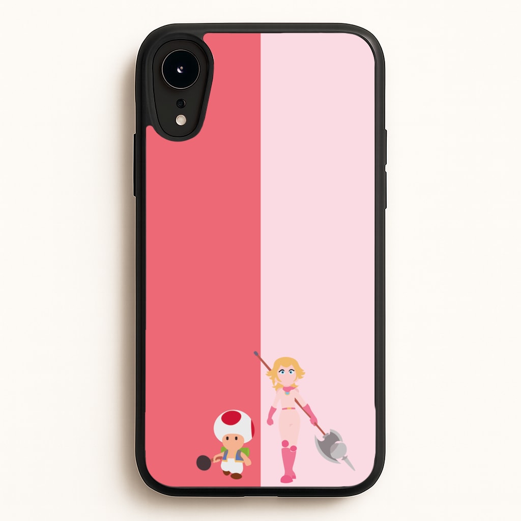 Toad And Peach - The Super Mario Bros Phone Case for iPhone XR