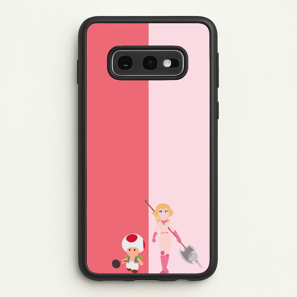 Toad And Peach - The Super Mario Bros Phone Case for Galaxy S10e