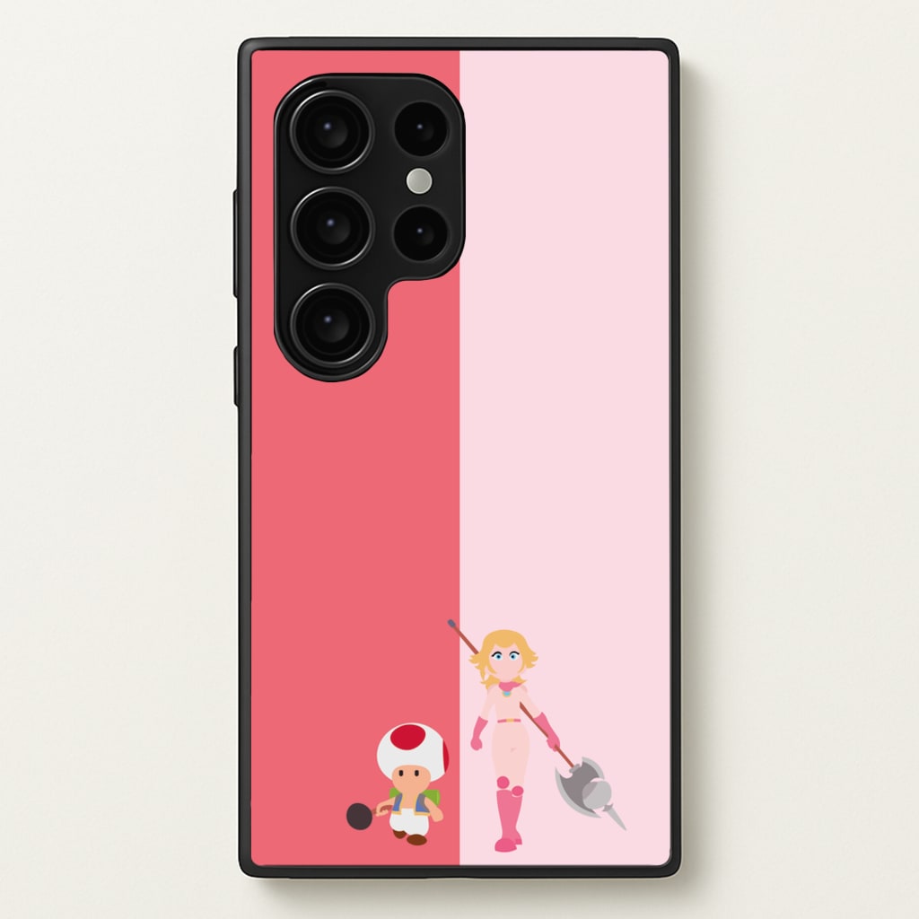 Toad And Peach - The Super Mario Bros Phone Case for Galaxy S24 Ultra